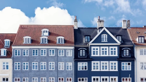Old architecture Copenhagen Denmark